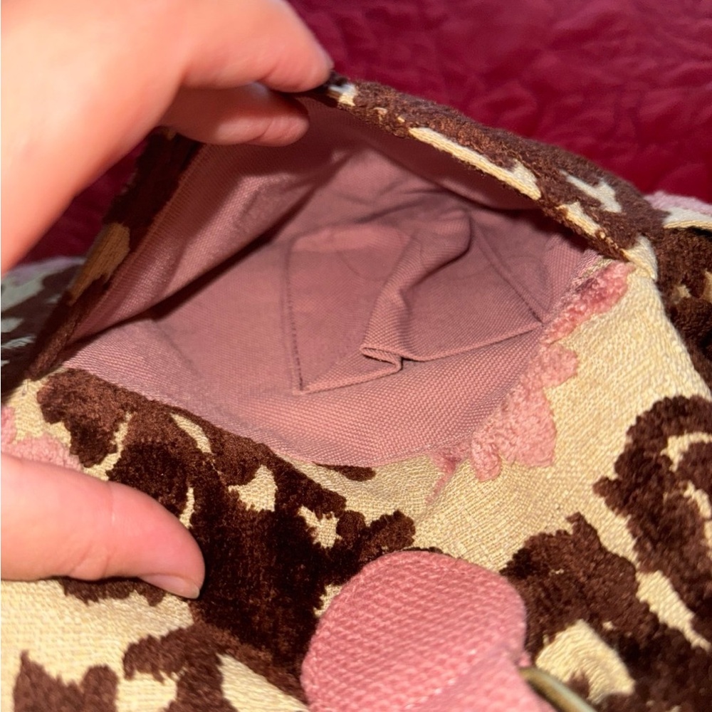 Cake By Petunia Pink and Brown Women's Bag and Pouch Combo - Picture 7 of 12